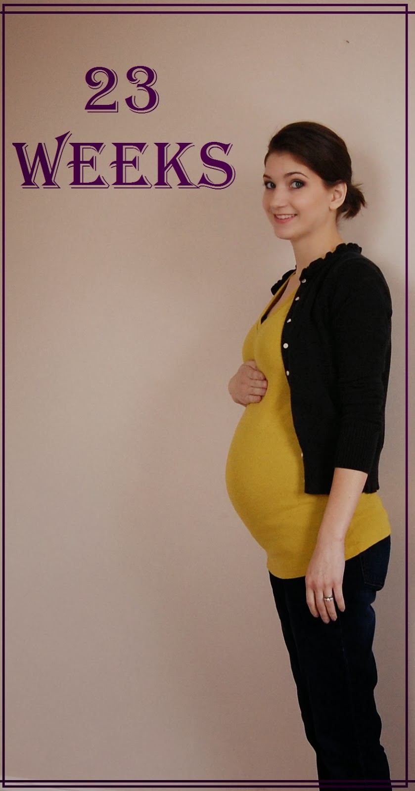 23 Weeks Pregnant Belly Girl